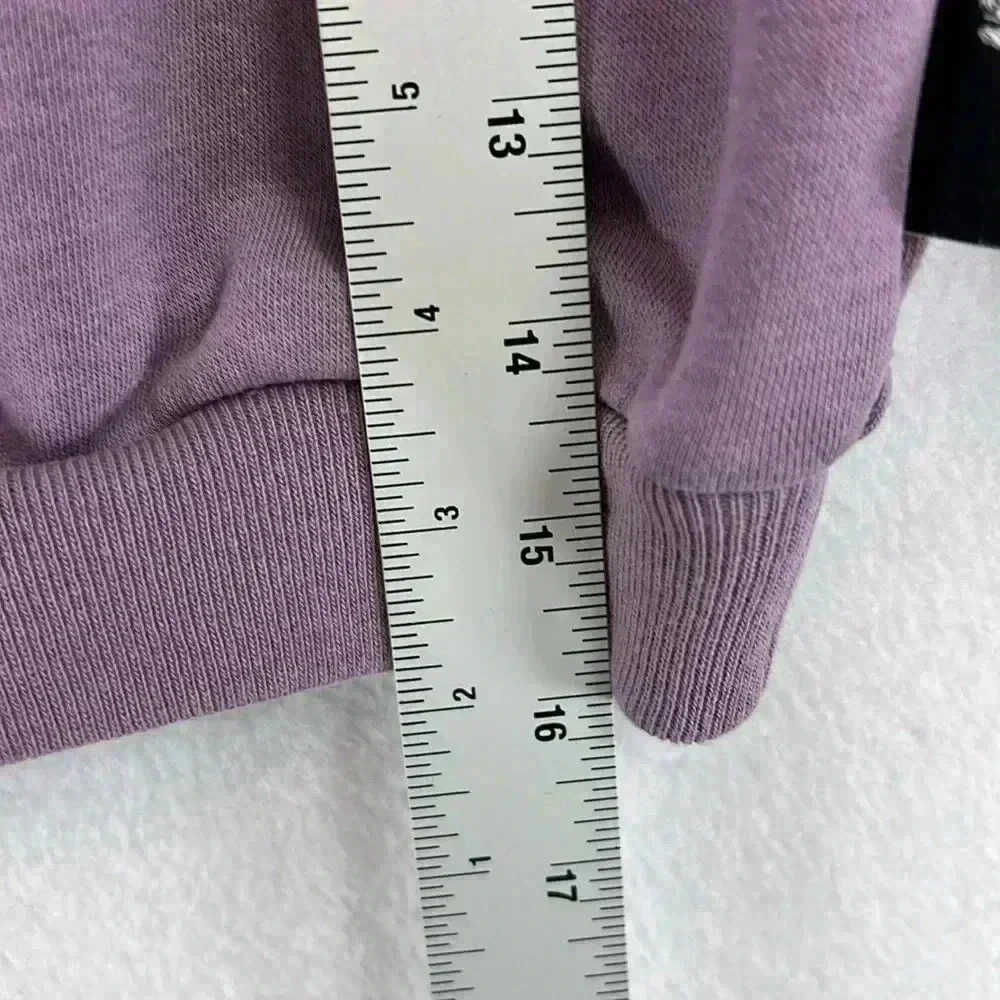 GAP x Disney Girls Hoodie Sweatshirt Size 4 Lavender Graphic Cotton/Polyester